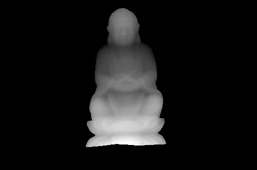 Bình phù điêu Phật giáo bằng lithophane