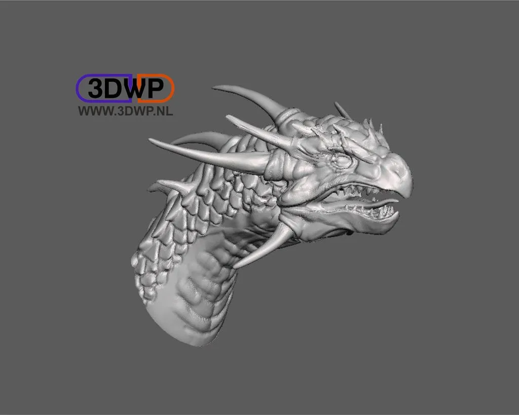 Đầu Rồng Treo Tường Trang Trí