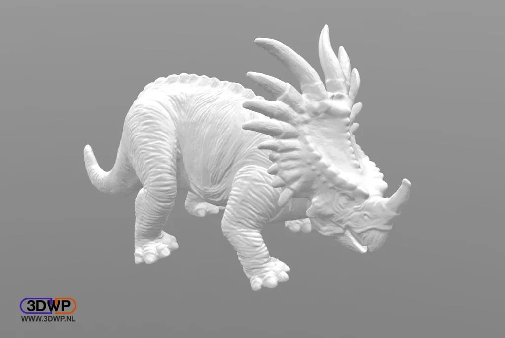 Mô hình Styracosaurus 3D từ Go!SCAN 3D