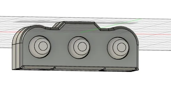 Vỏ điều khiển cho ba cần điều khiển với DB9