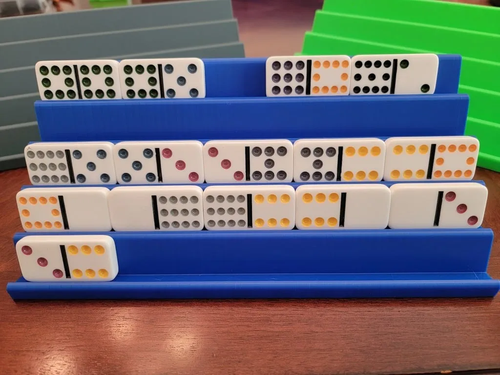 Khay đựng domino nhìn toàn cảnh