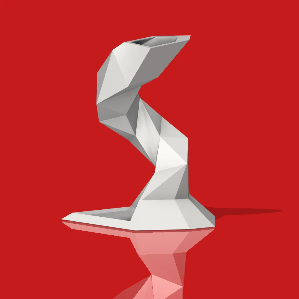 Tháp xí ngầu xoắn ốc (Low Poly)