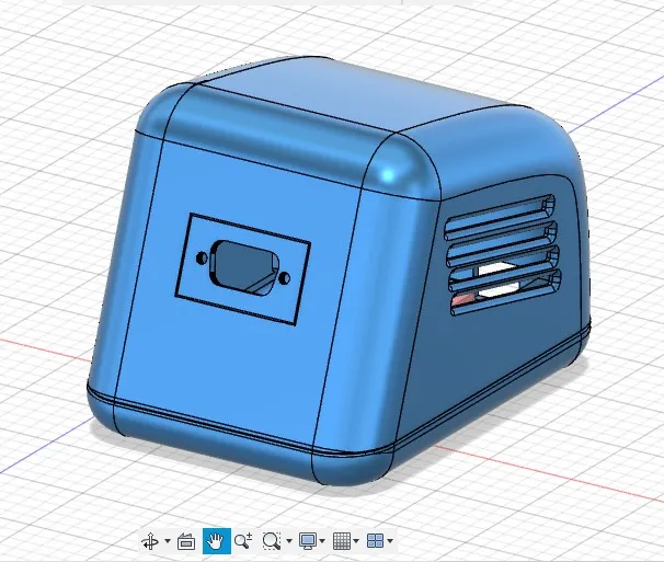 Vỏ máy tính để bàn Arduino Uno với kết nối DB9