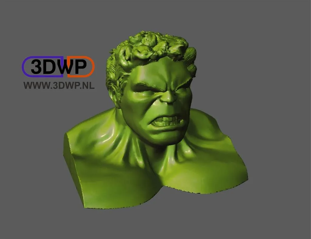 Tượng đầu Hulk trong bộ phim Avengers