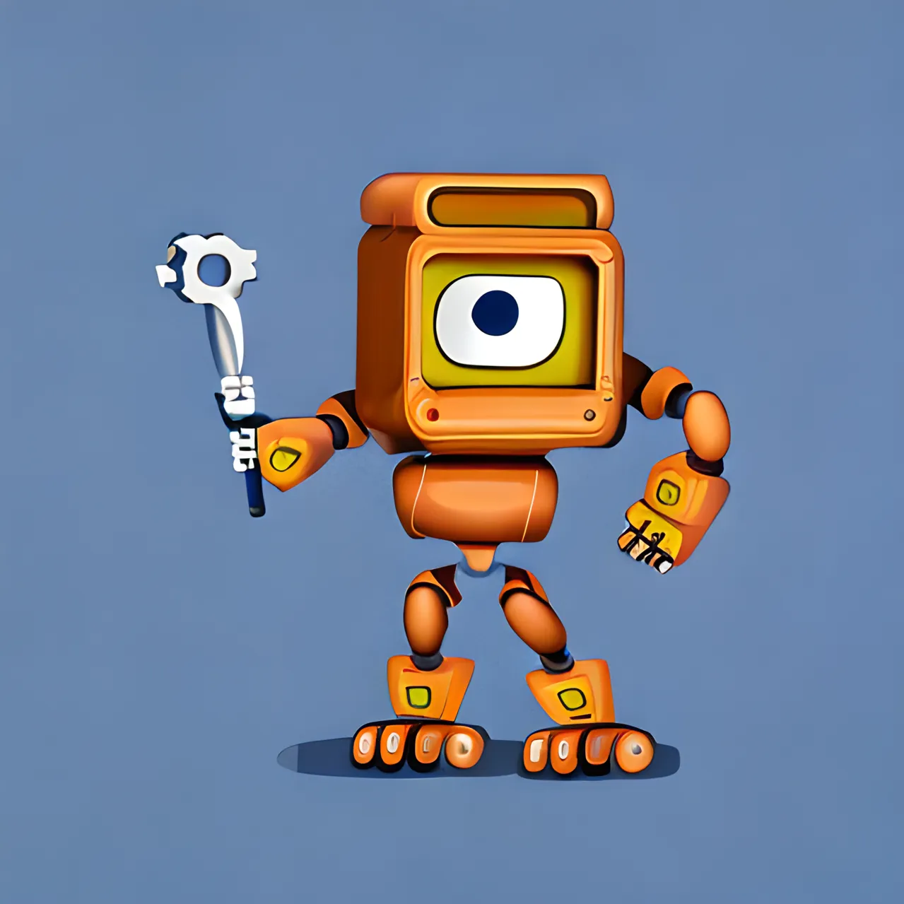 Nhân vật mechanoid Cyclopsbot độc đáo và thú vị