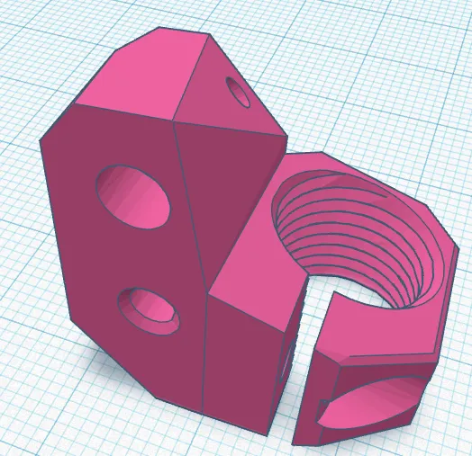 Giá đỡ cáp Stubby PG7 kết hợp với cảm biến Voron