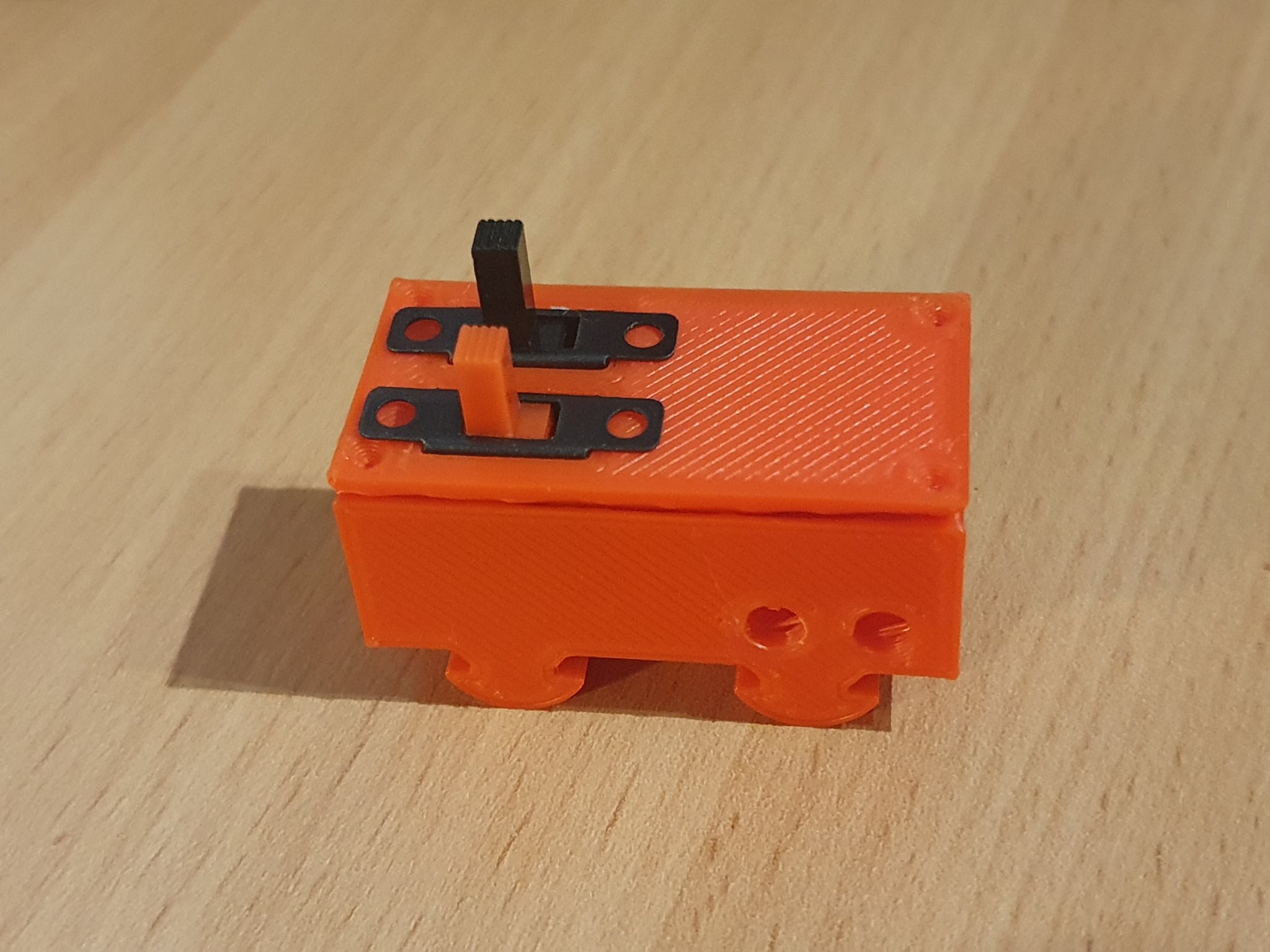 Hộp công tắc trượt trên thanh nhôm cho máy in 3D