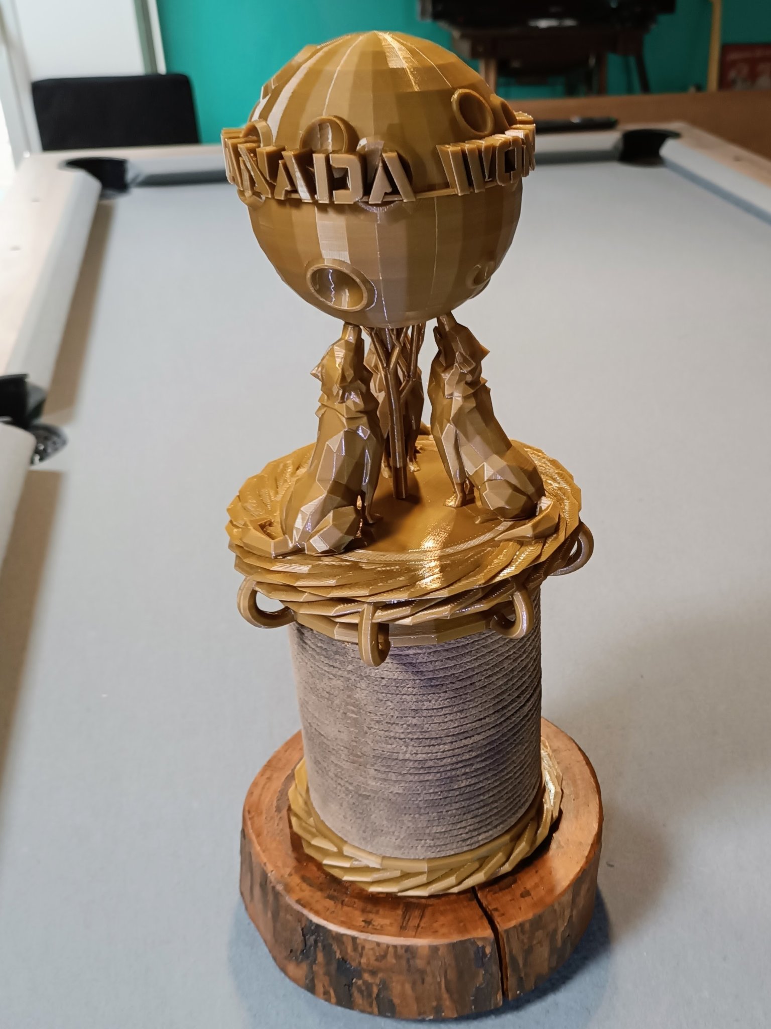 Cúp đặc biệt cho đội trưởng sói nhí