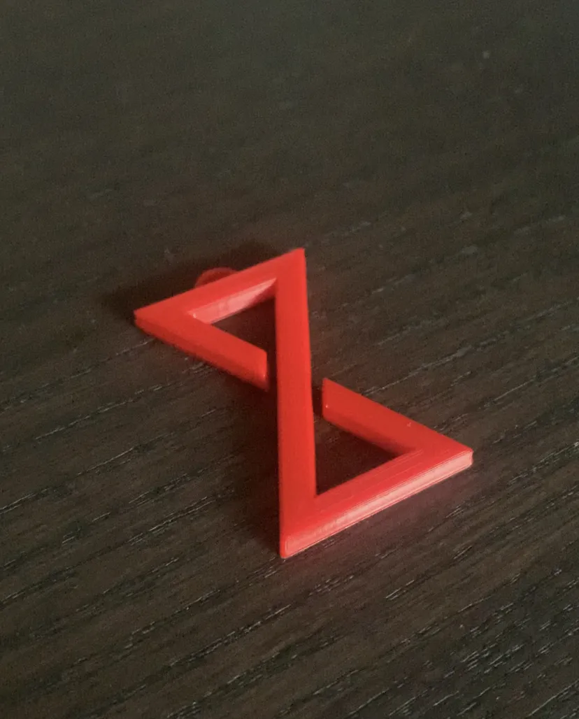 Mặt dây chuyền hoặc móc khóa biểu tượng TVA (Loki)