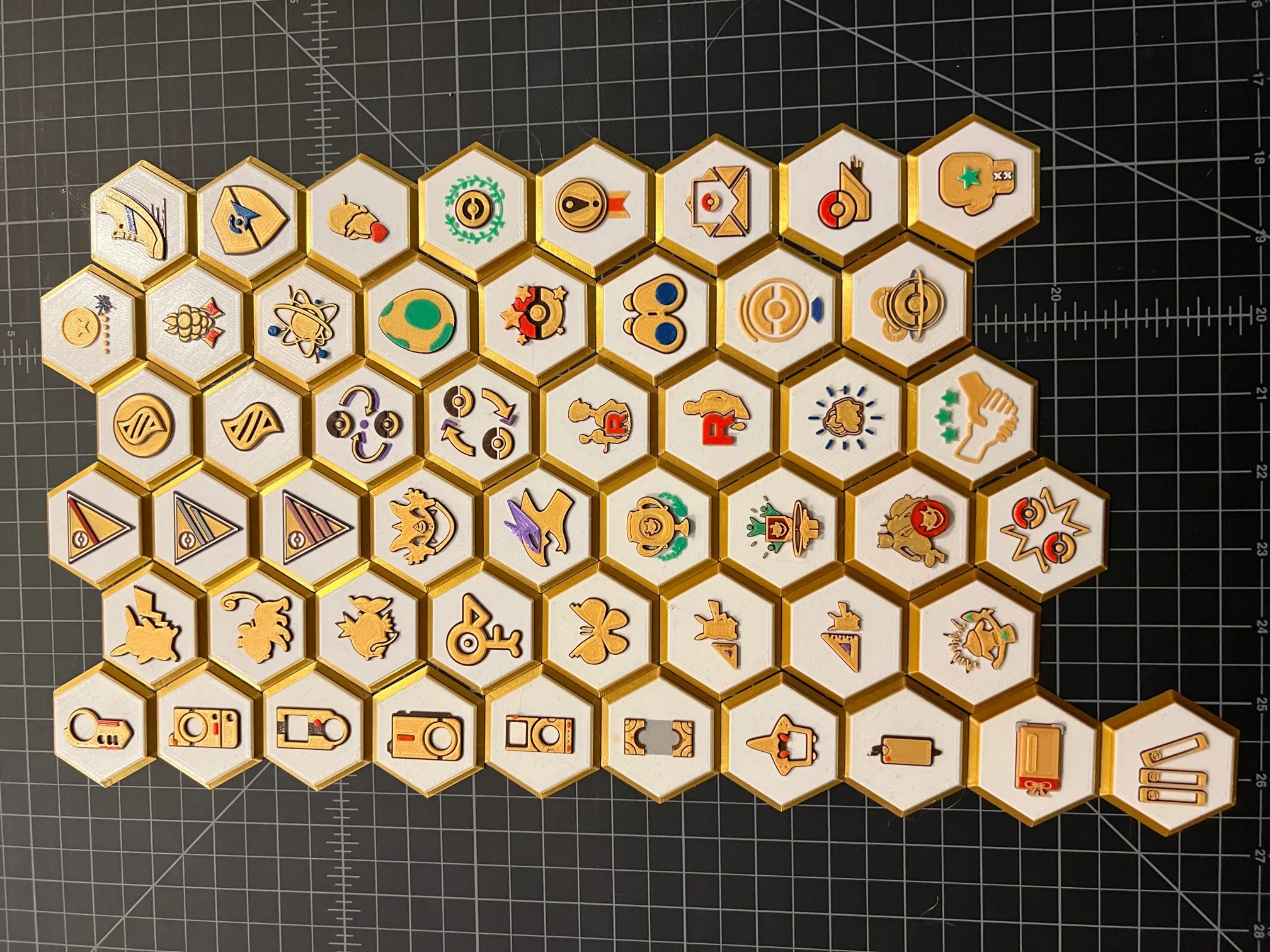 Huy chương thành tích trong Pokemon Go bằng vật lý