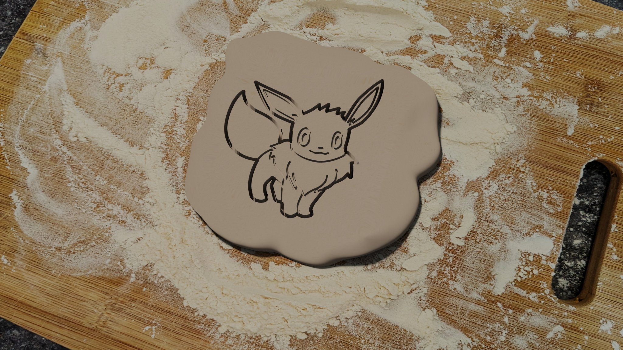 Cutter bánh quy hình Eevee