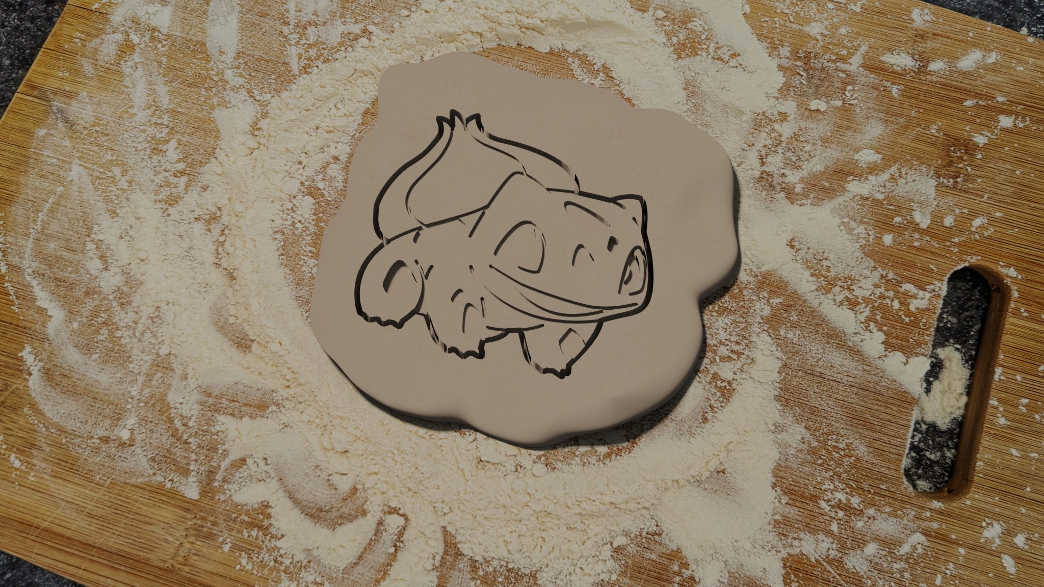 Cutter bánh quy hình Bulbasaur 4x4