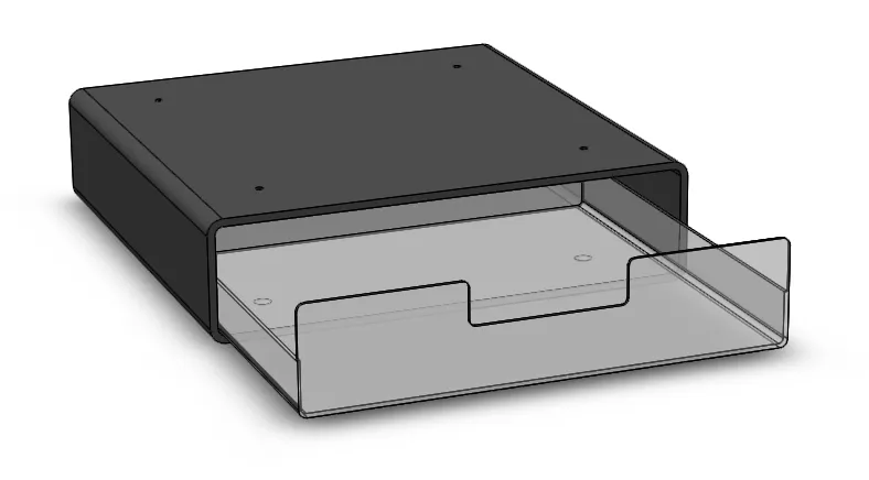 Ngăn kéo dưới bàn điều chỉnh kích thước dễ dàng