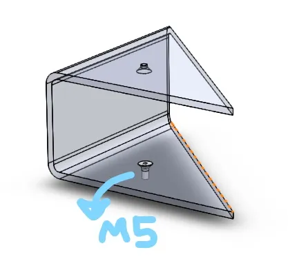 Ngăn kéo dưới bàn điều chỉnh kích thước dễ dàng