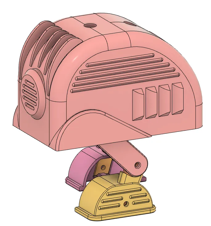 Robot đi bộ diesel-punk bằng động cơ N20