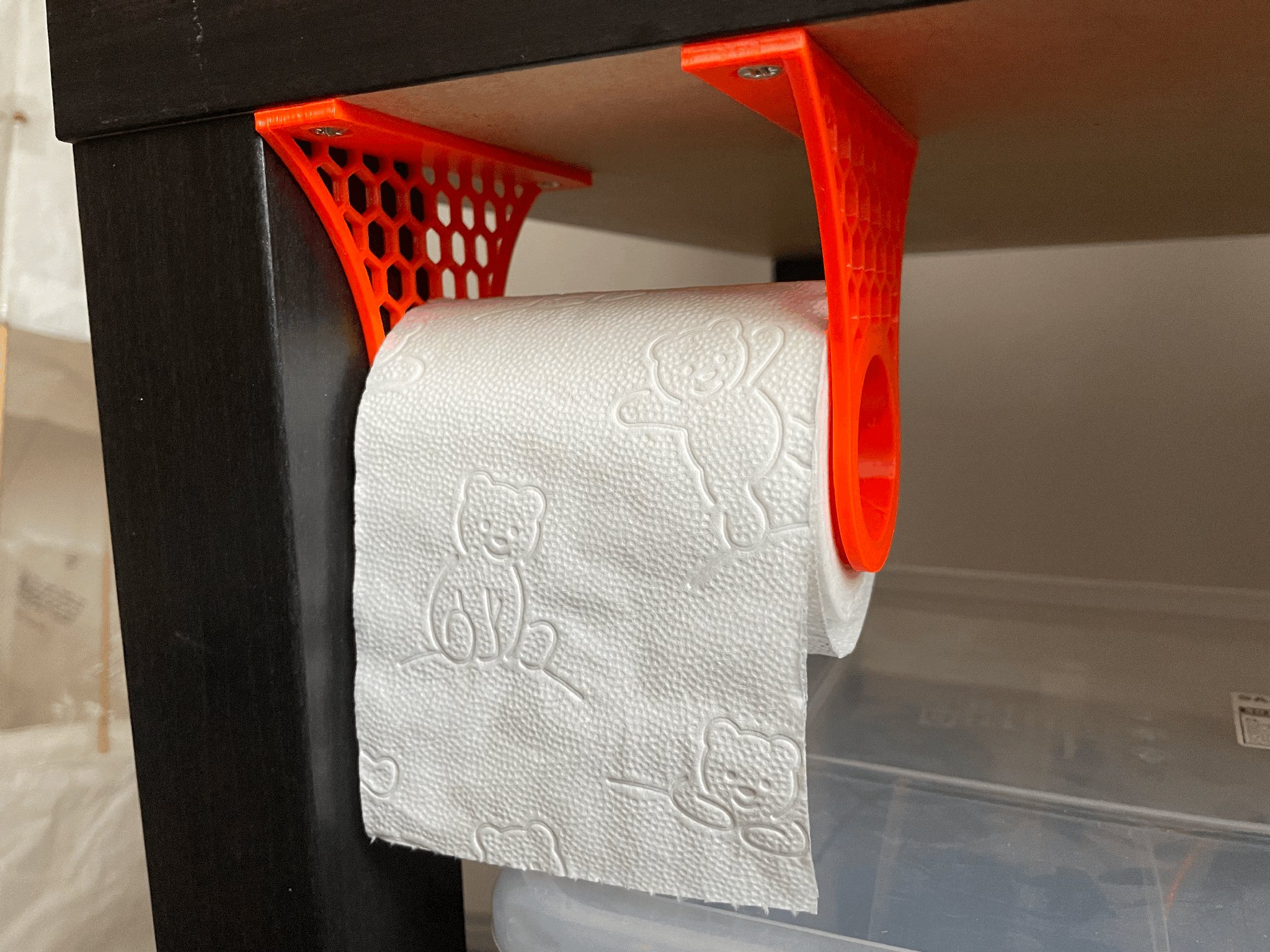 Giá đỡ giấy vệ sinh cho hộp LACK của IKEA