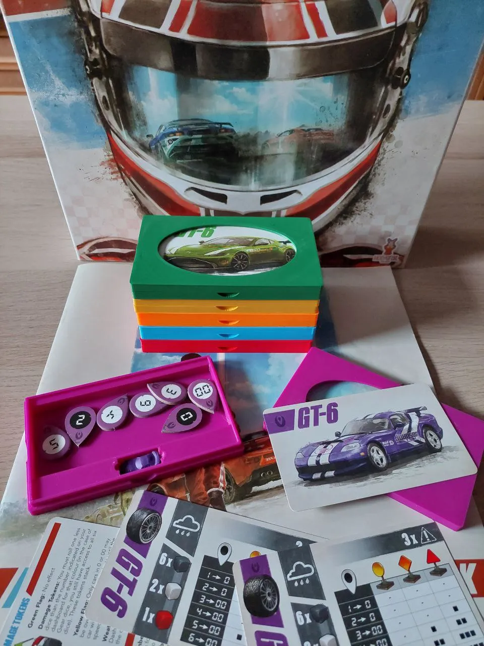 Tổ chức linh kiện trò chơi Rallyman GT phong cách mới