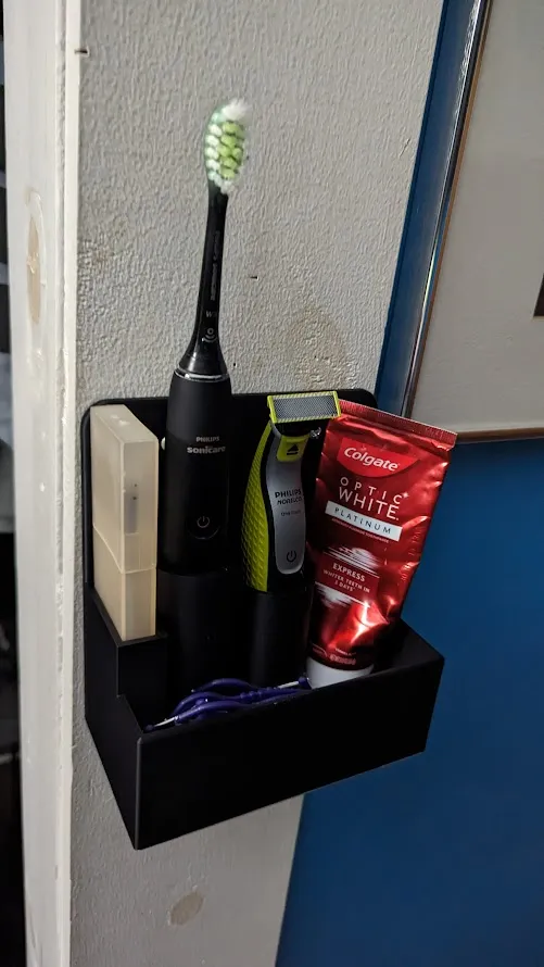 Giá treo đồ dùng vệ sinh cho bàn chải đánh răng và OneBlade