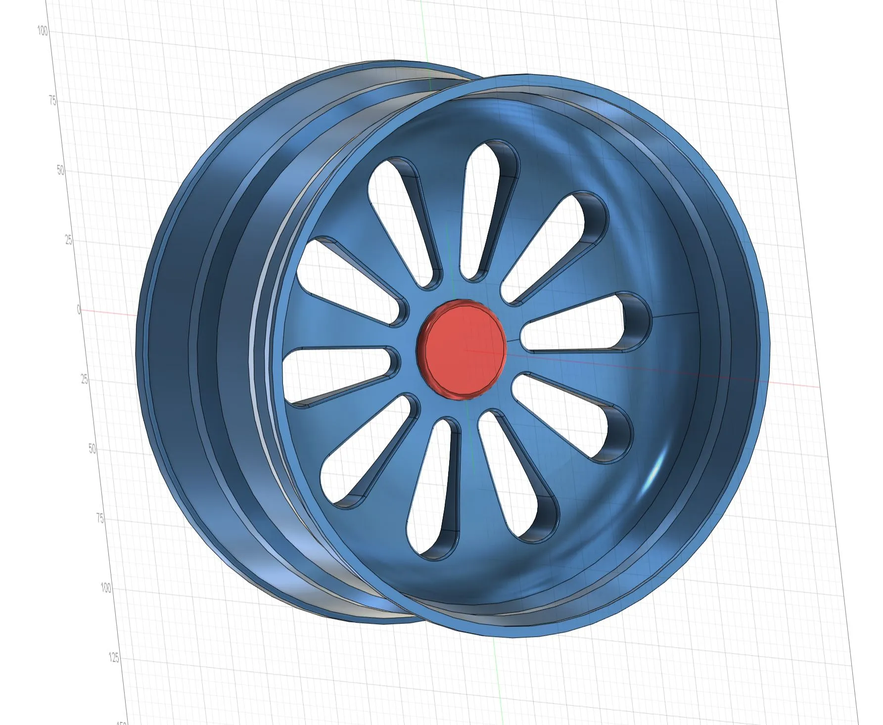 Bánh xe nhôm cho mô hình xe hơi đồ chơi