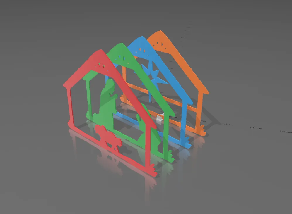 Natività Giáng Sinh in 4 phần với hiệu ứng 3D