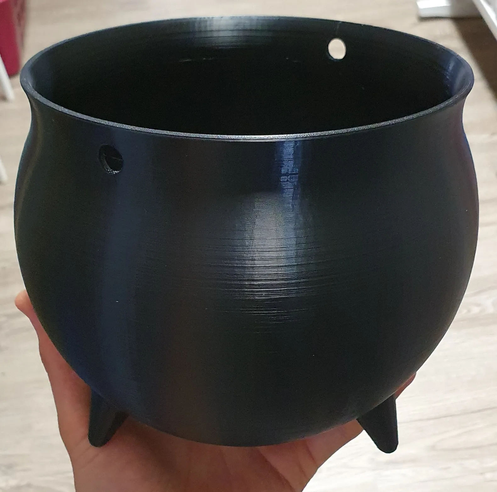 Nồi phù thủy ba chân cho Halloween có tay cầm, đường kính 200mm