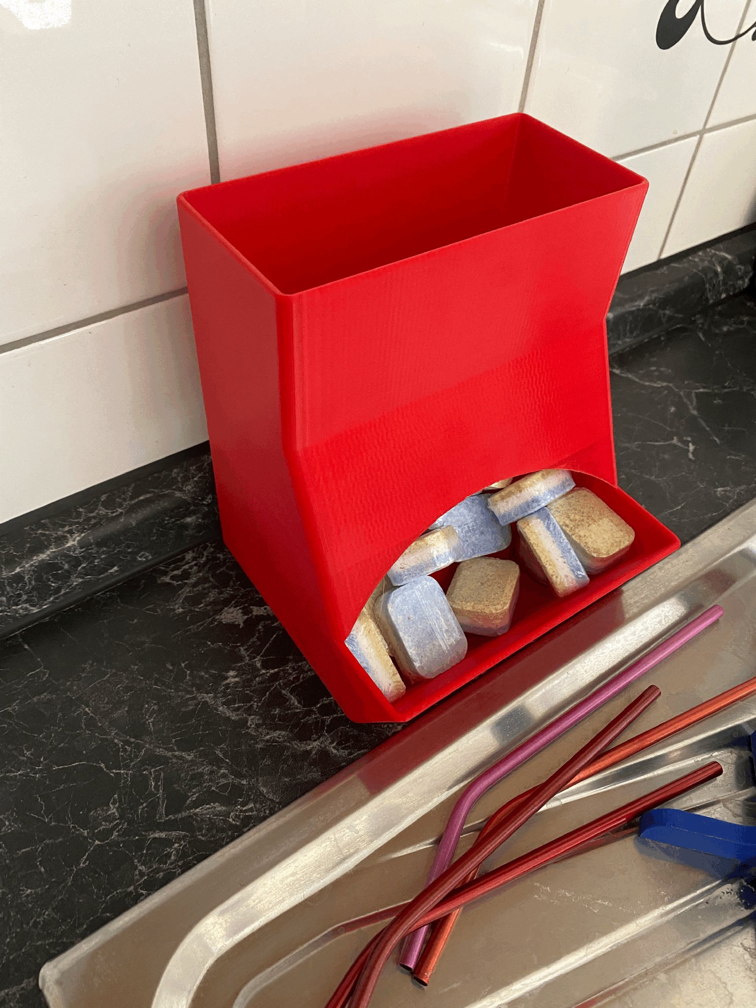 Máy phân phối viên rửa chén có sức chứa 50 viên