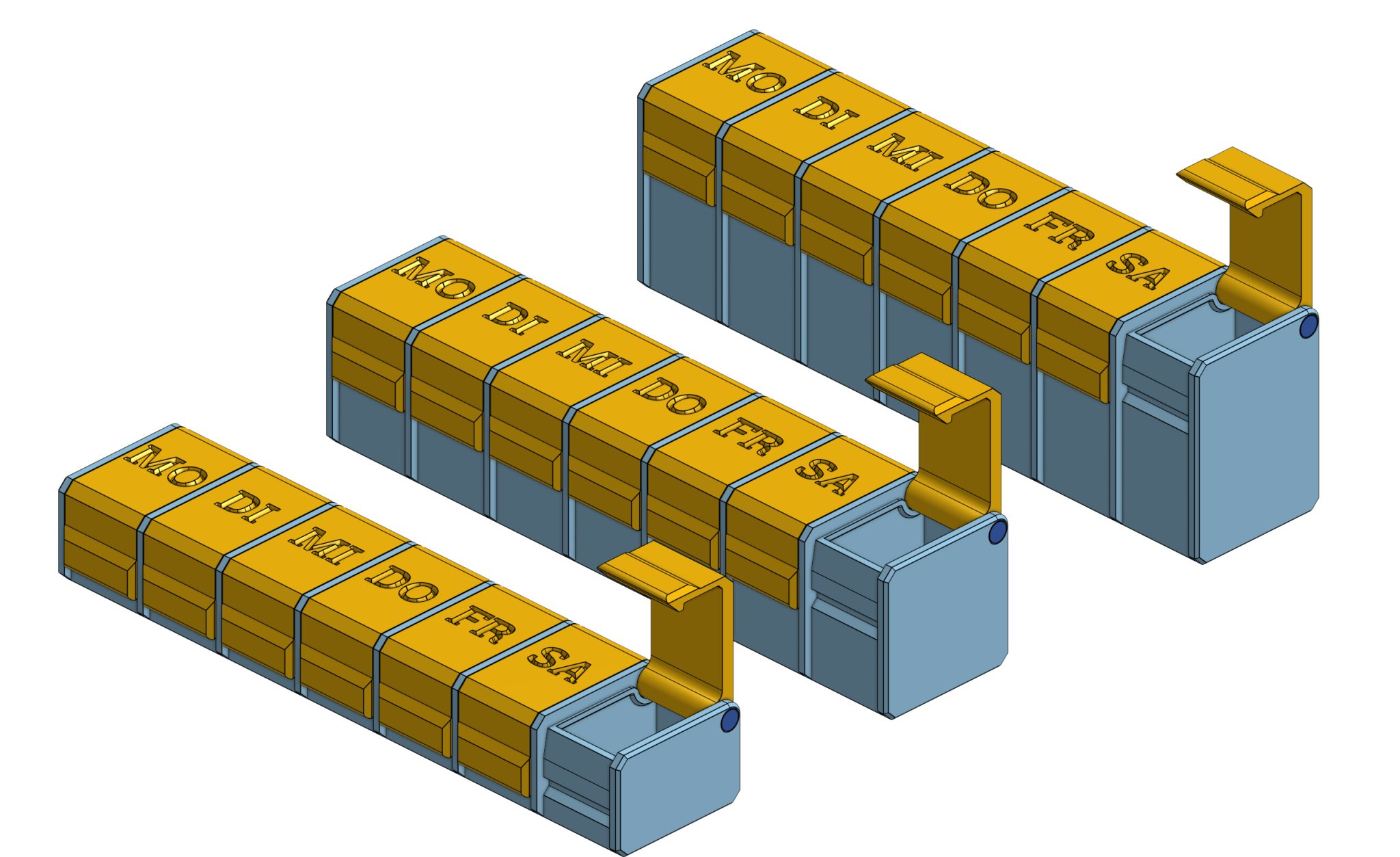 Hộp đựng thuốc 7 ngăn cho cả tuần