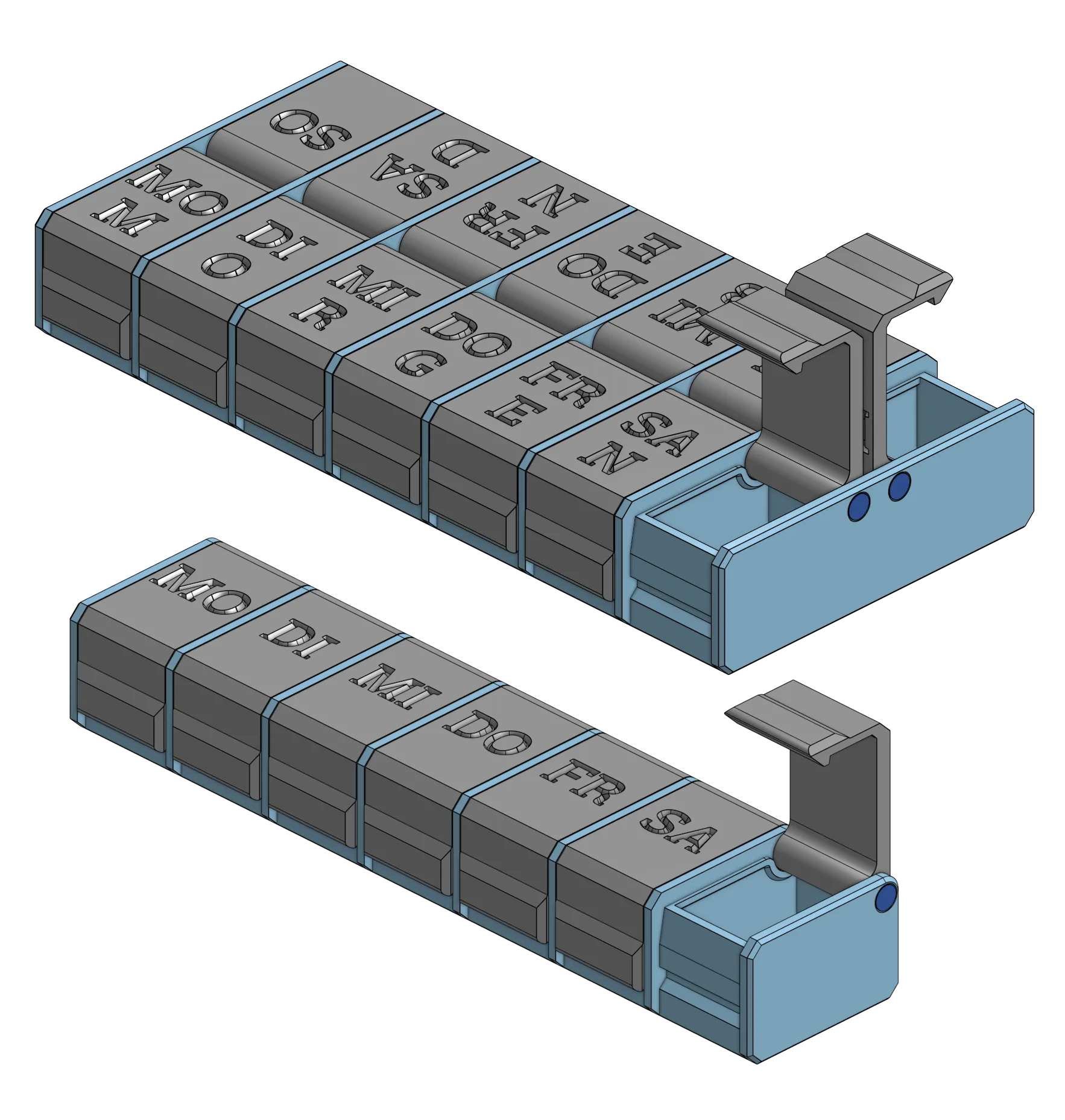 Hộp đựng thuốc 7 ngăn cho cả tuần
