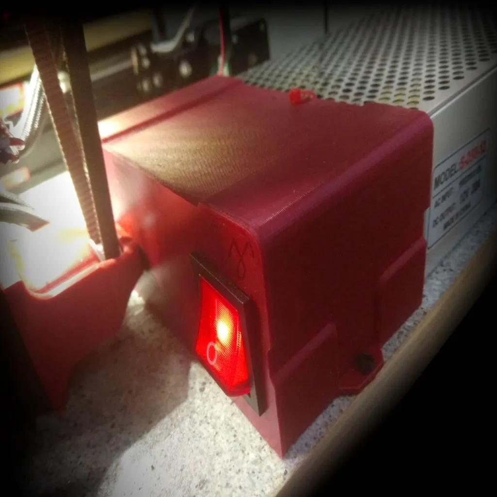 Nắp PSU với công tắc 4 cực cho mô hình không quạt 113x51mm