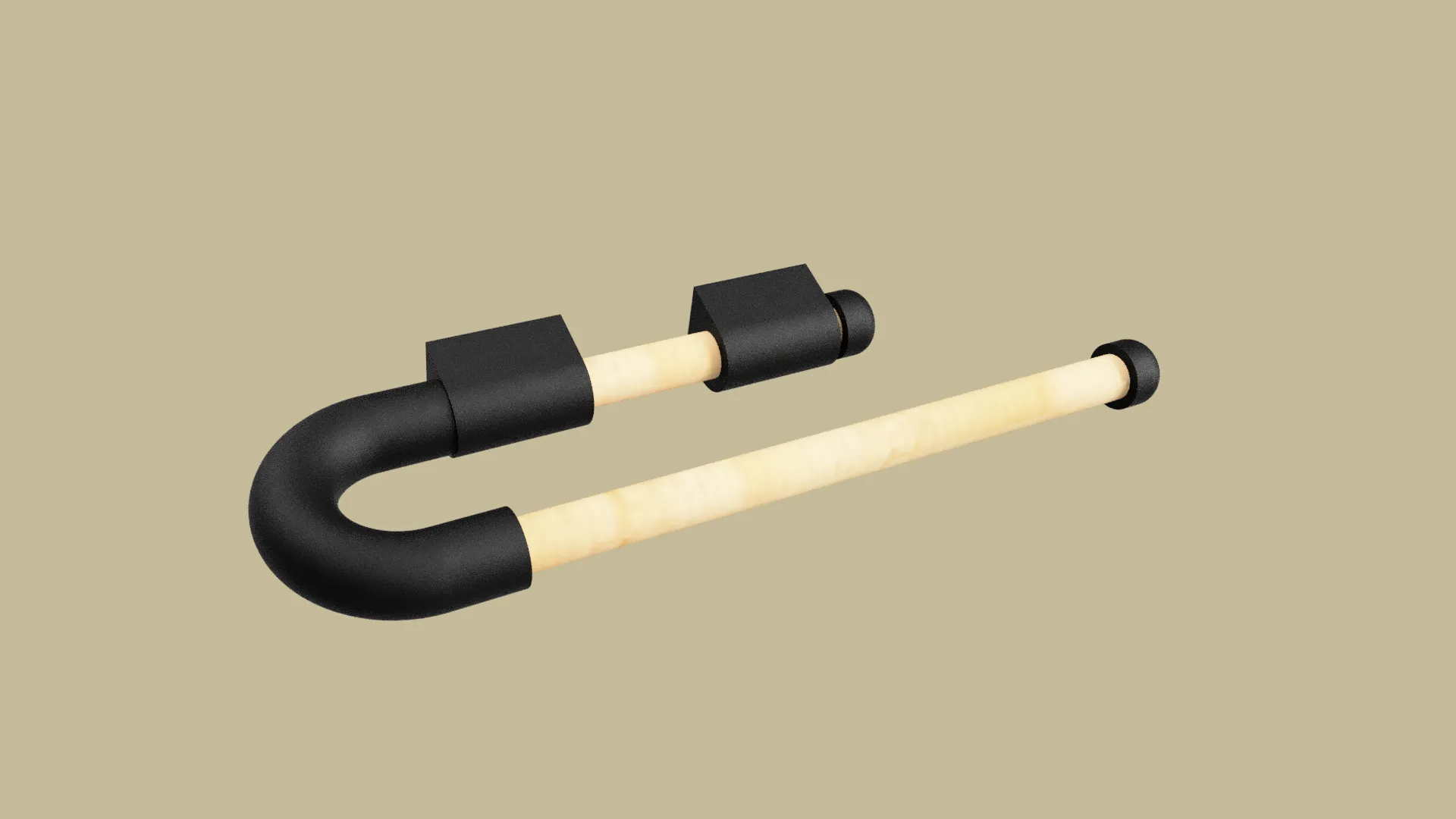 Giá đỡ khăn giấy treo tường bằng gỗ