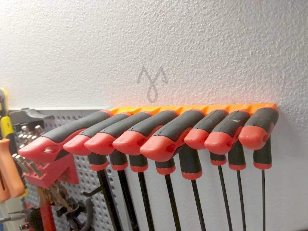 Giá đỡ chìa khóa lục giác gắn tường (10>2mm)