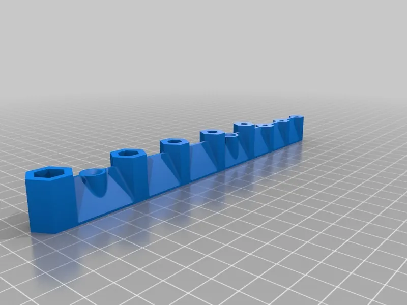 Giá đỡ chìa khóa lục giác gắn tường (10>2mm)