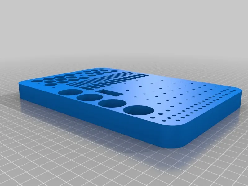 Khay đựng dụng cụ lớn giống Dremel cho phụ kiện trục 3mm