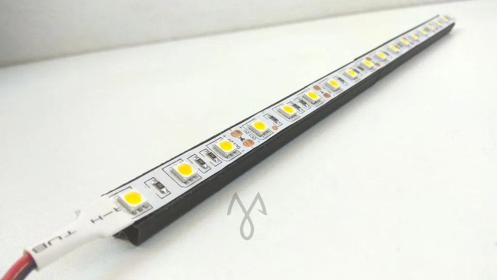 Ray LED 10mn cho profile nhôm 2020 với góc lắp 30°