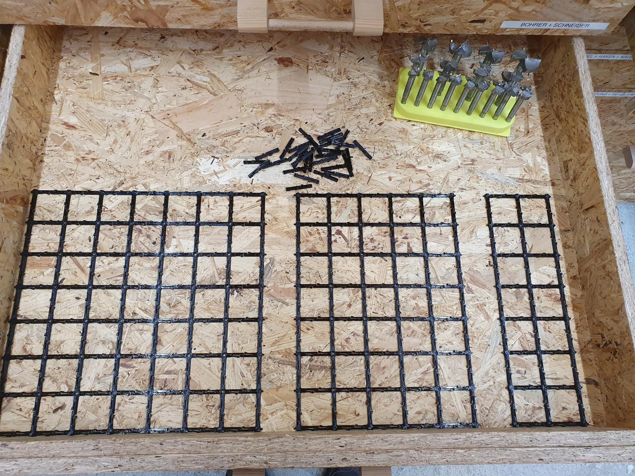 Bảng đế Clickfinity Gridfinity không nam châm, tương thích toàn cầu