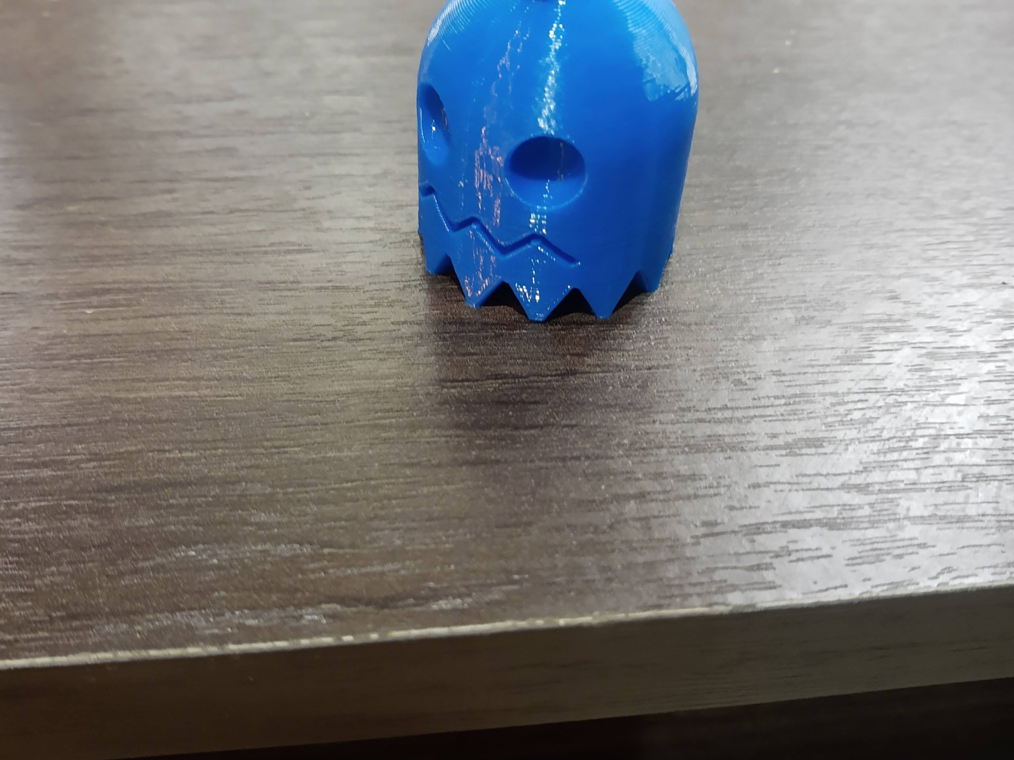 Móc khóa ma Pac-Man remix với miệng mở