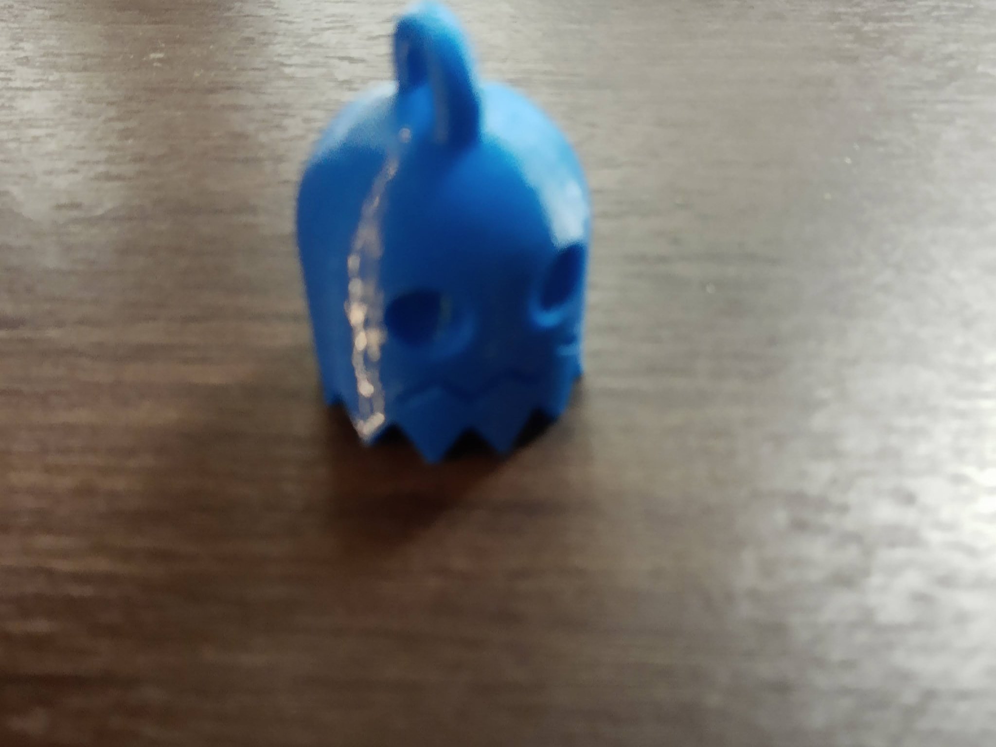 Móc khóa ma Pac-Man remix với miệng mở