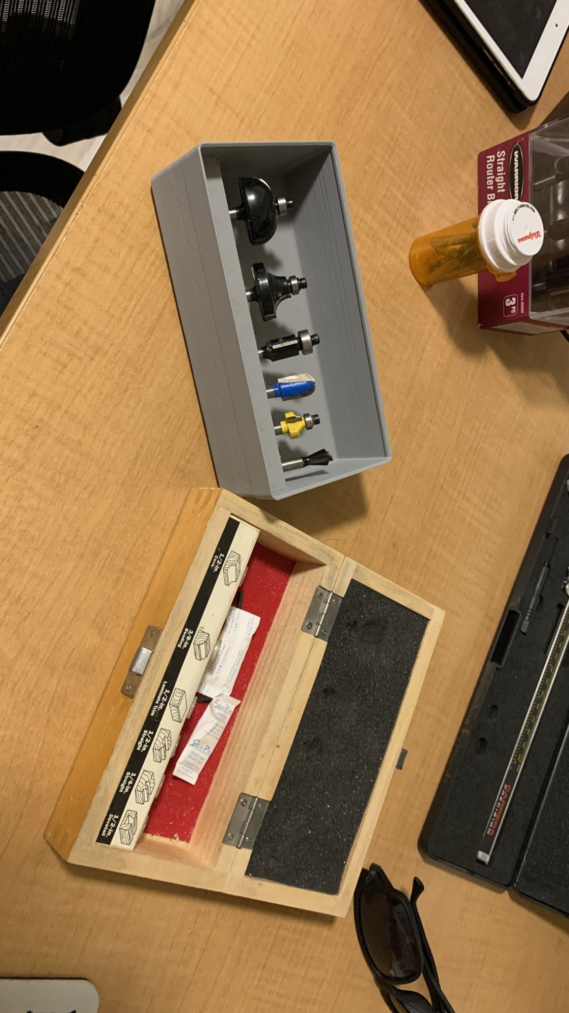 Giá đỡ bit router xếp chồng Gridfinity