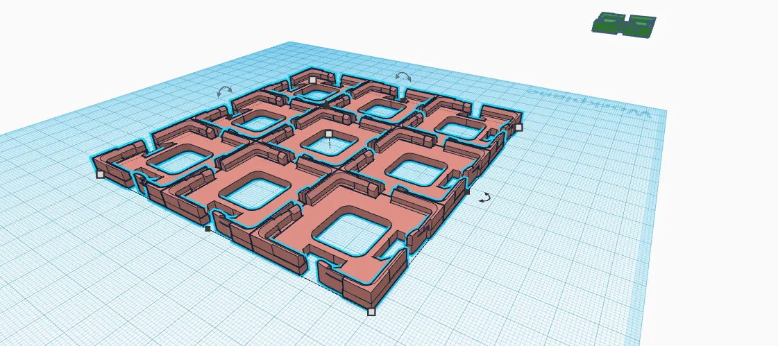 Bảng đế Clickfinity tinh chỉnh cho Gridfinity (có file STEP)