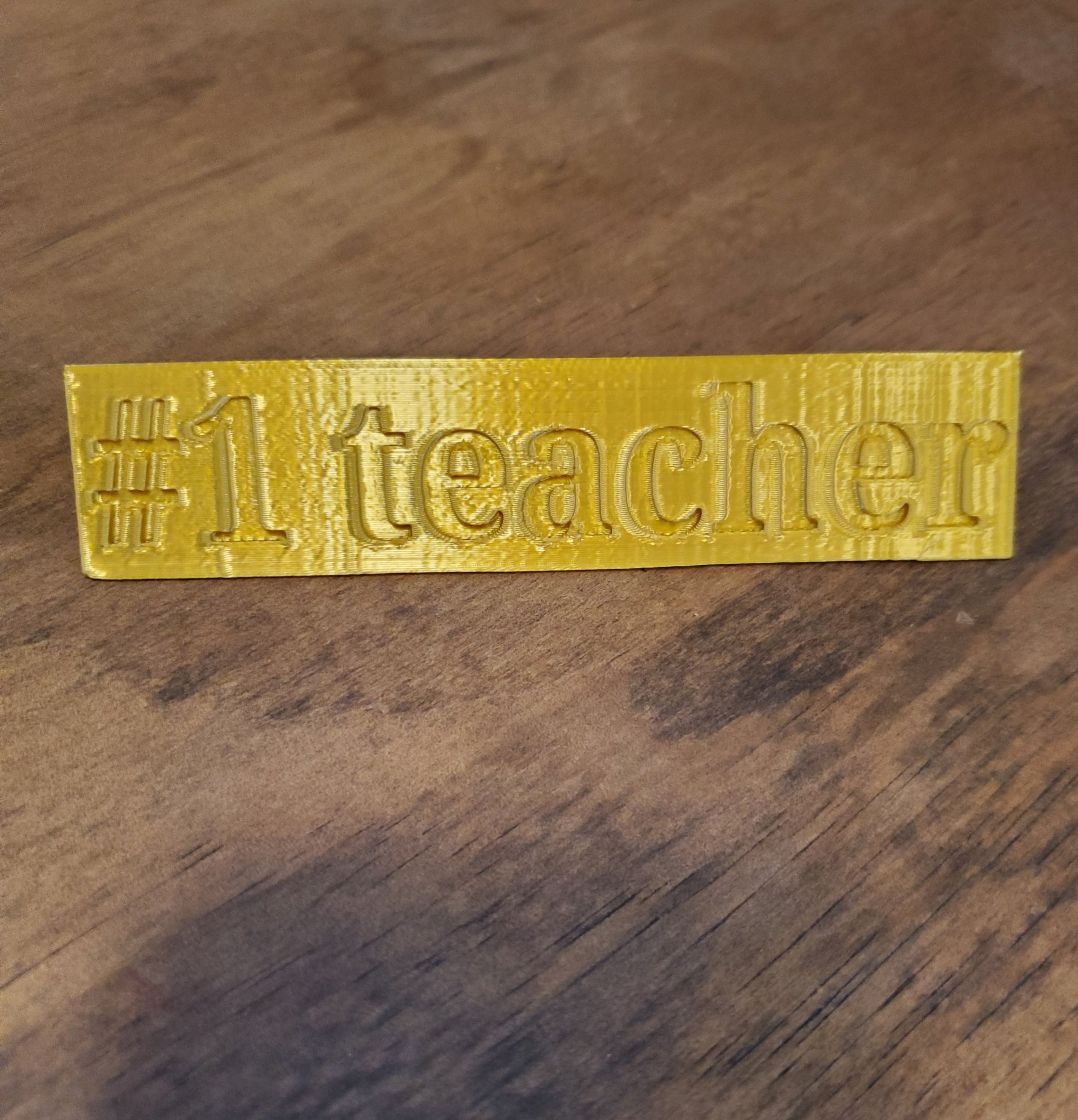 Bảng tên giáo viên yêu thích dành cho bàn làm việc