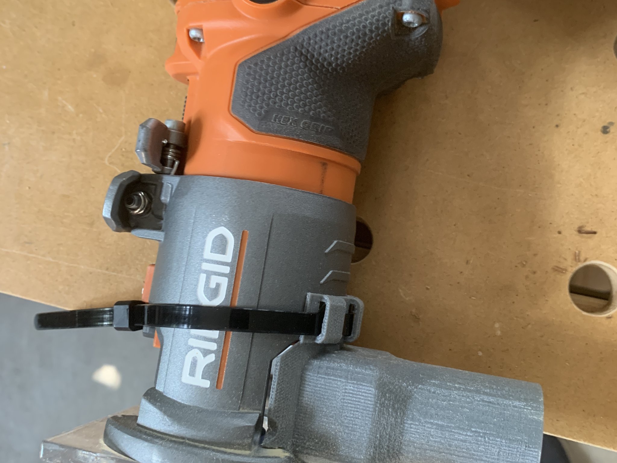 Bộ chuyển đổi hút bụi cho máy phay Ridgid