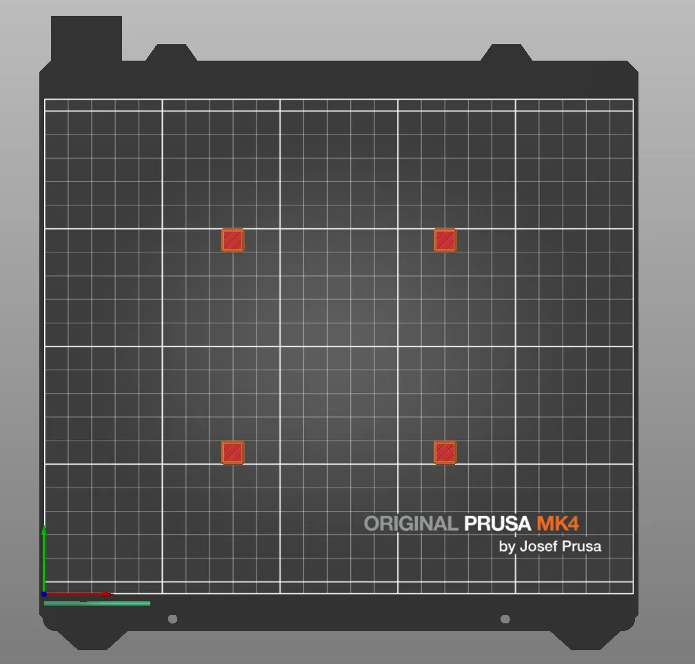 Hình vuông/cube hiệu chuẩn trên giường in 3D