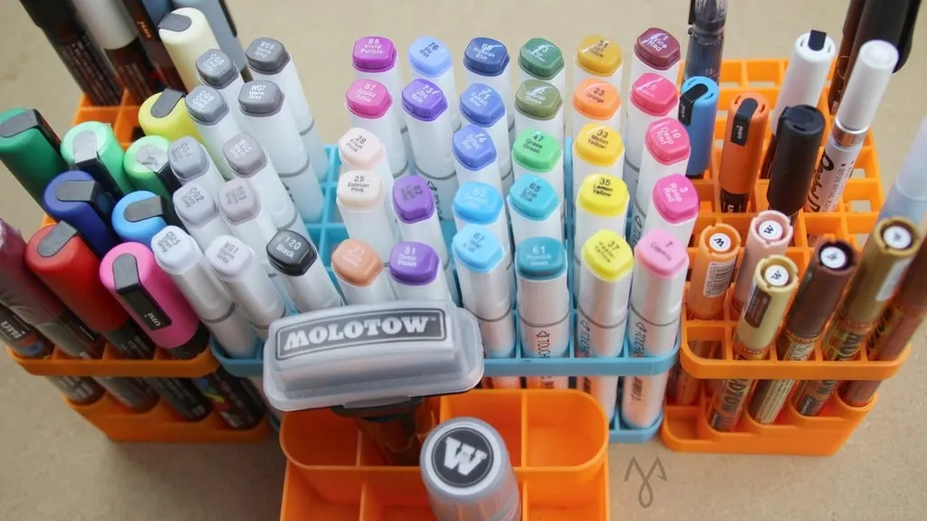 Giá đỡ bút đánh dấu đa kích thước cho Posca và Copic