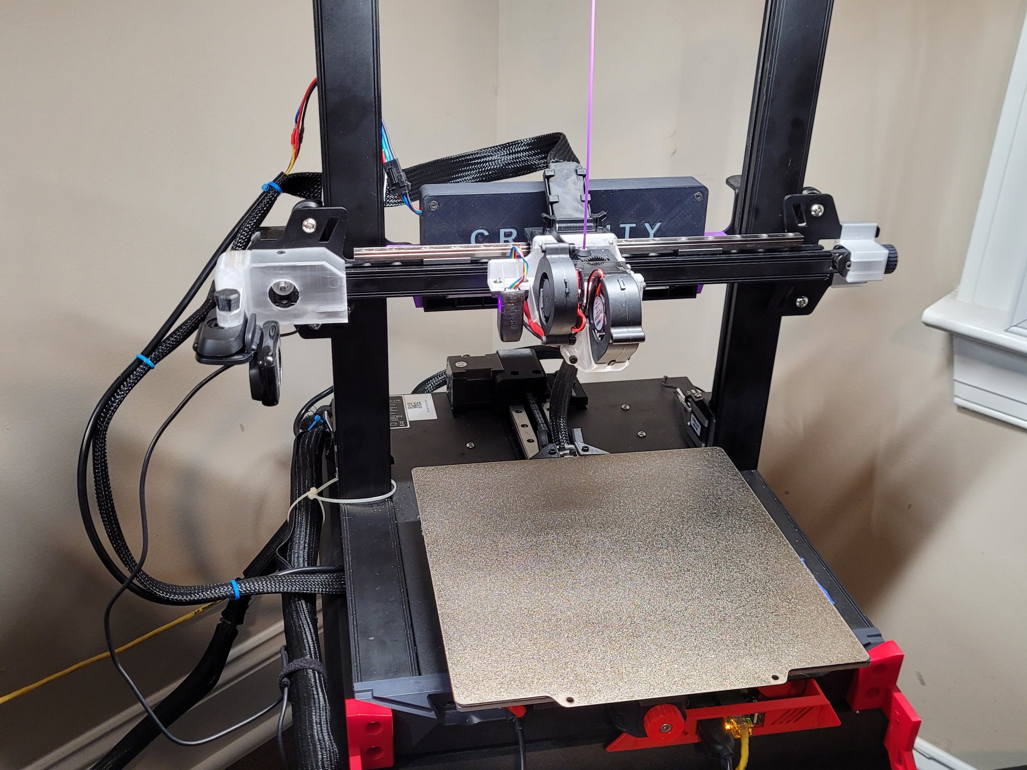 Hệ thống làm mát phụ cho Ender 3 S1 với ba quạt 5015