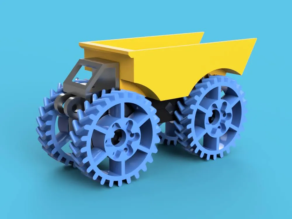 Xe tải chở đồ chơi kiểu dáng đẹp cho trẻ em