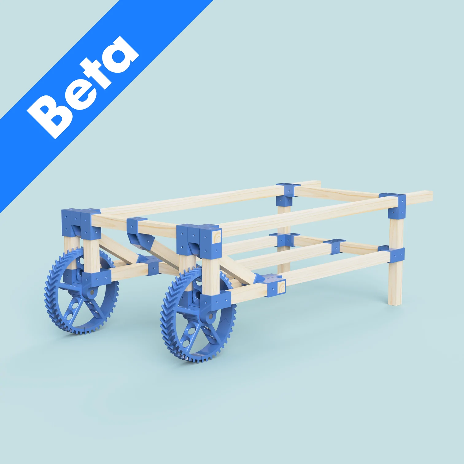 Xe đẩy hàng cổ điển với thiết kế hiện đại