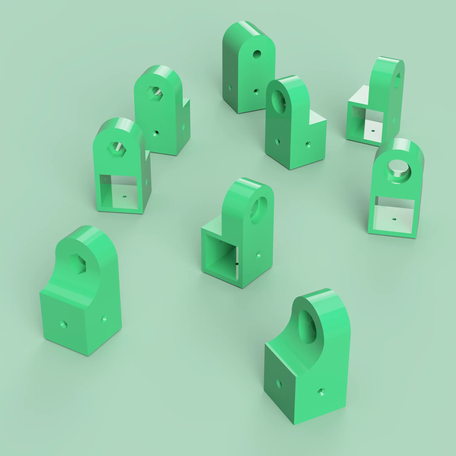 Bộ sưu tập bu lông và ổ bi M10 cho sáng tạo động