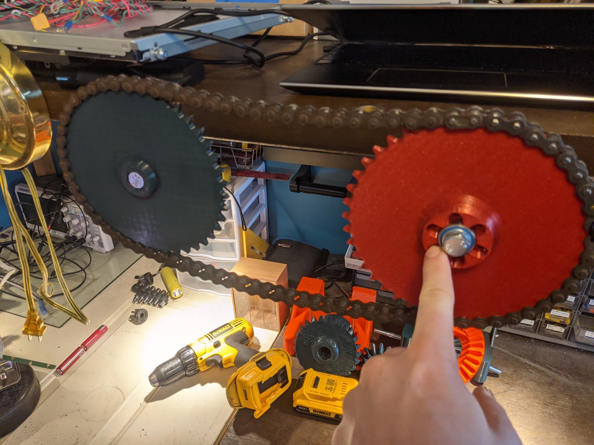 Bộ bánh răng tương thích với MakeRig kích thước ANSI #40