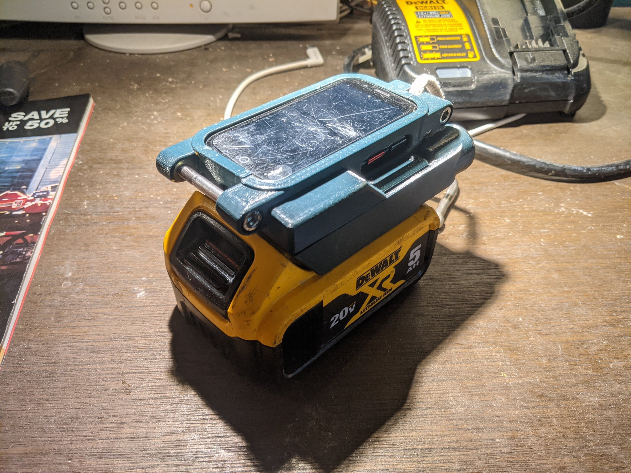 Bộ ốp điện thoại Unihertz Jelly 2 cho pin Dewalt 20v