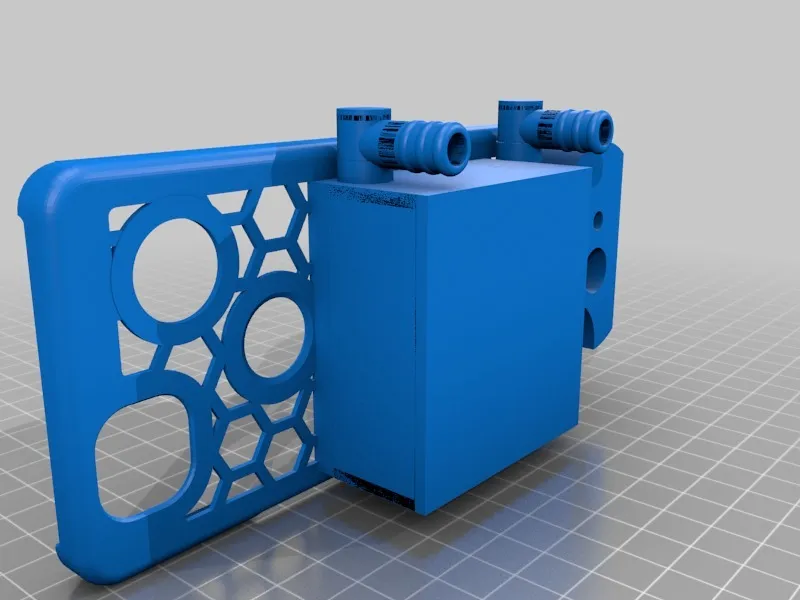 Ốp lưng điện thoại Pixel 2 với chân máy và bộ làm mát nước